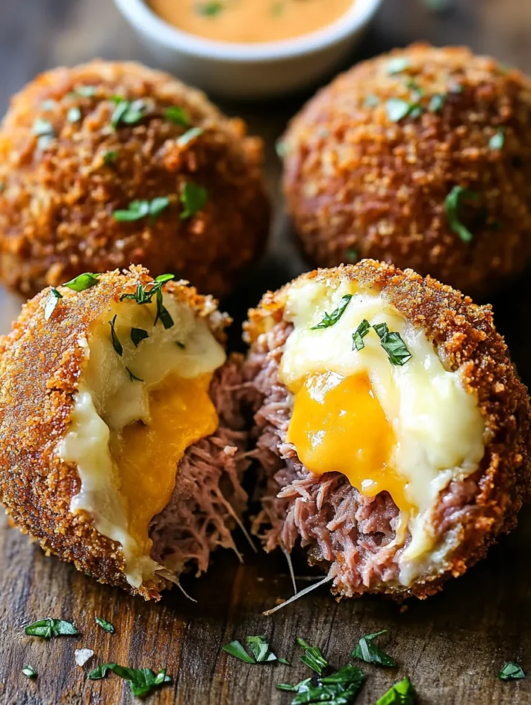 Breading station for Reuben balls