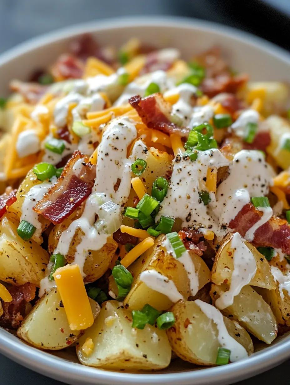 Crispy Loaded Potato Salad