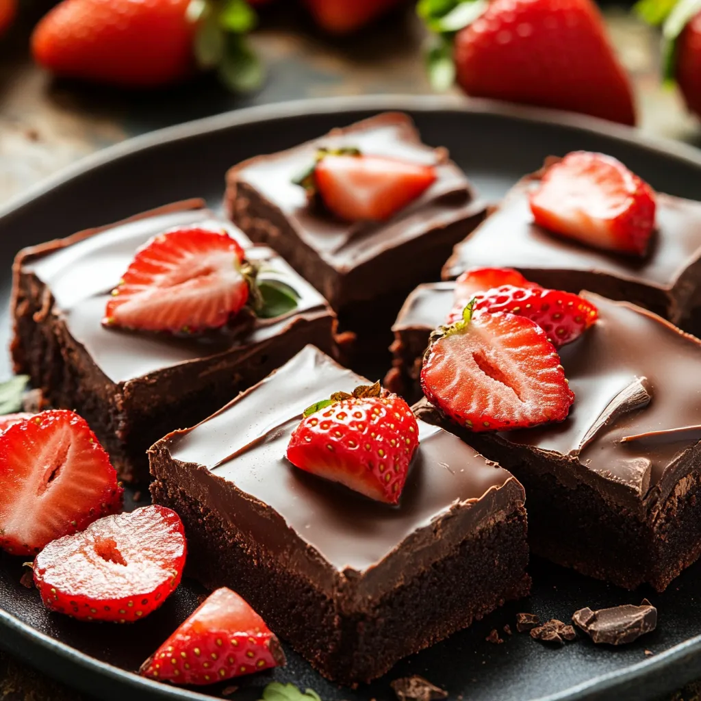 Strawberry Brownies