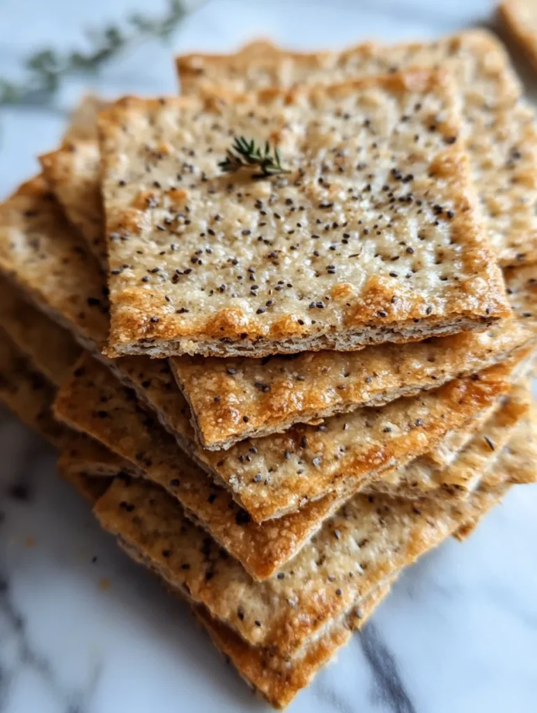 Keto crackers with cheese and charcuterie