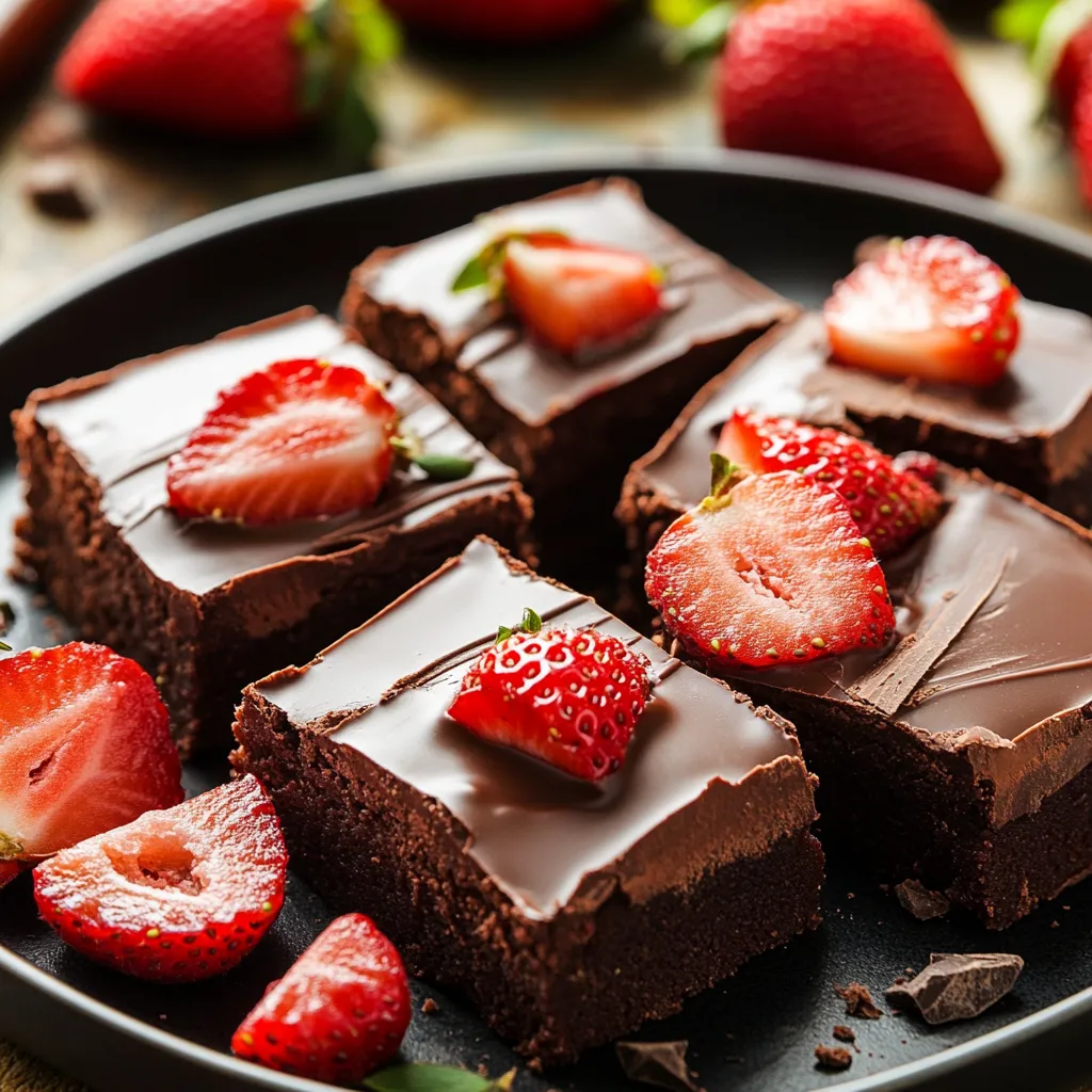 Strawberry Brownies