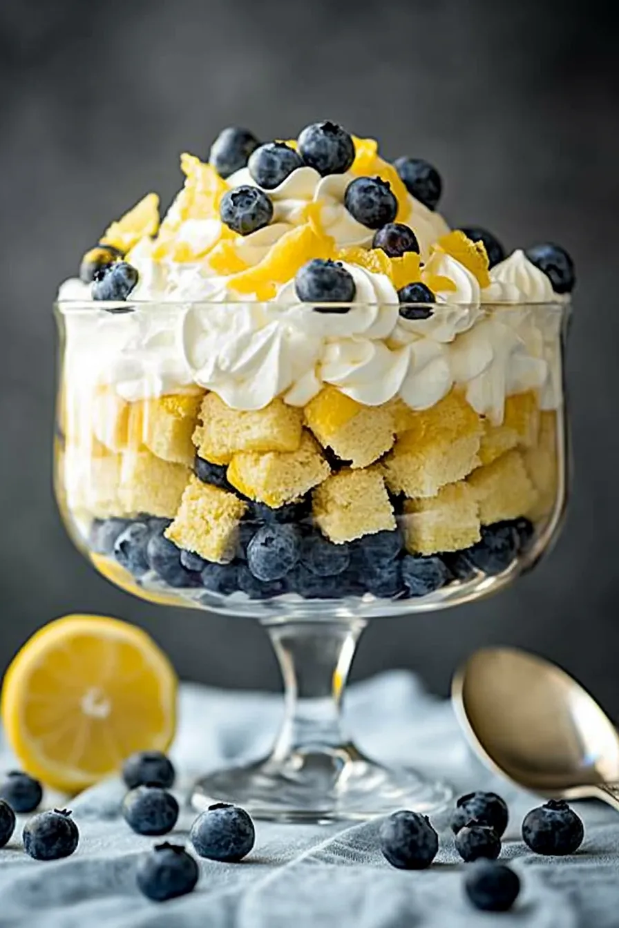 Lemon Blueberry Trifle