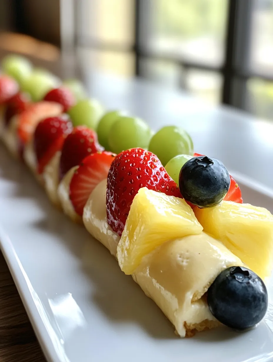 Cheesecake Fruit Salad Roll-Ups: The Perfect Summer Dessert