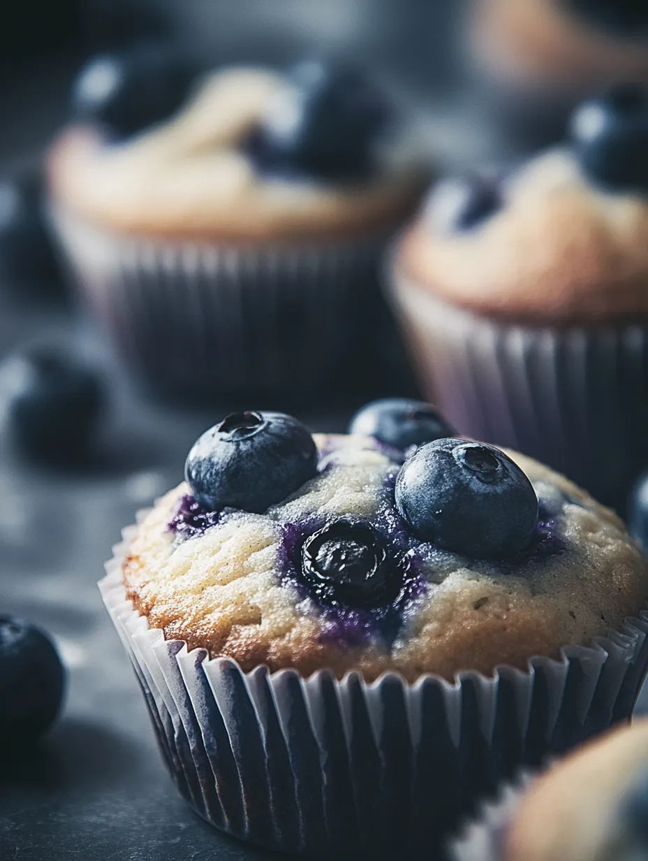 Blueberry protein muffin