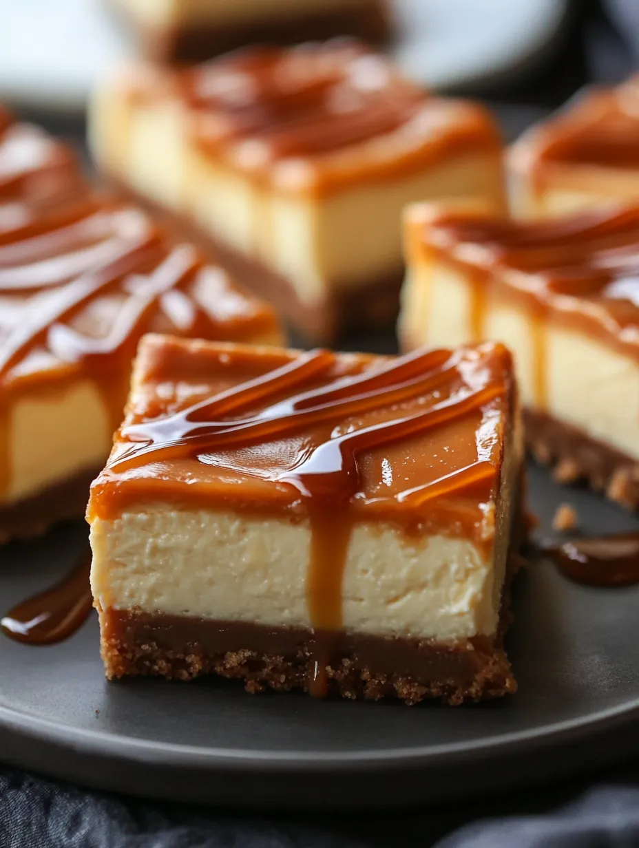 Caramel Cheesecake Bars