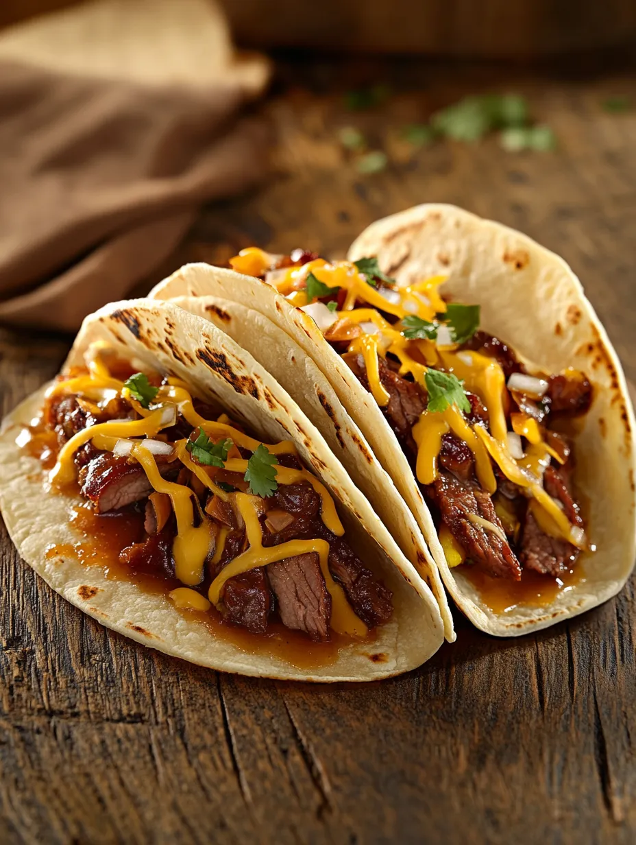 Honey BBQ Beef Tacos