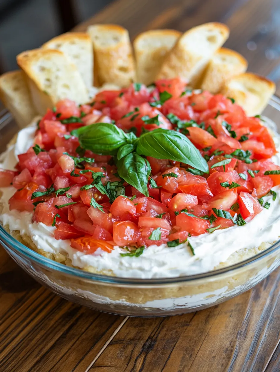 Creamy Bruschetta Dip
