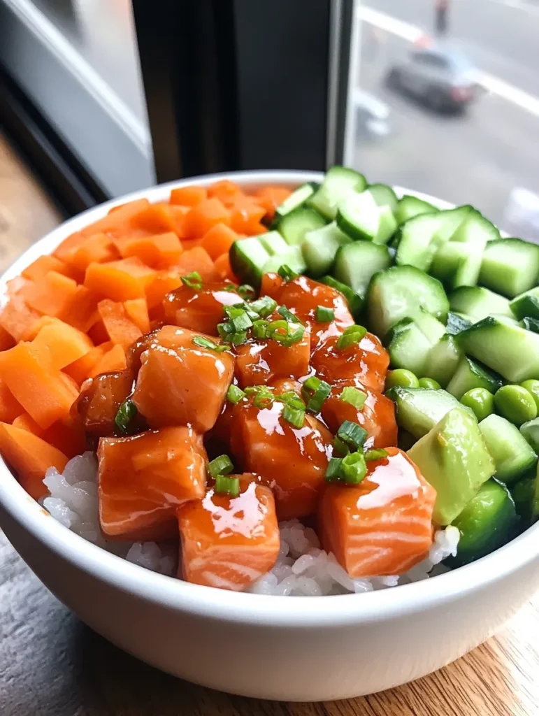 Close-up of caramelized spicy glaze on salmon fillet