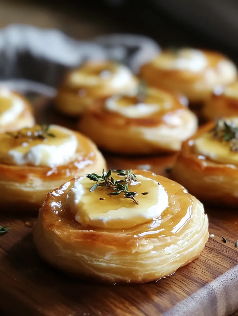 Goat Cheese Puff Pastry Appetizers