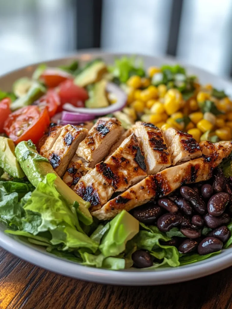 Meal prep containers with Southwest chicken salad