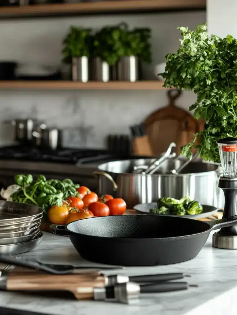 Professional-Kitchen-Equipment-Cast-Iron-Setup