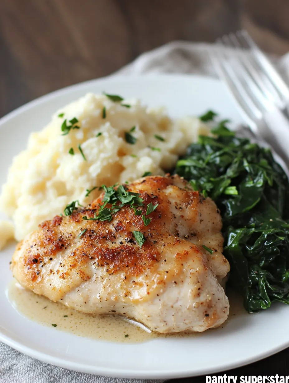 Creamy Garlic Smothered Chicken