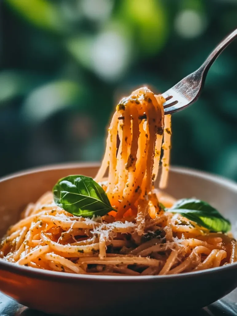 Hemp lemon pesto pasta ingredients including fresh basil, hemp seeds, lemon, and garlic