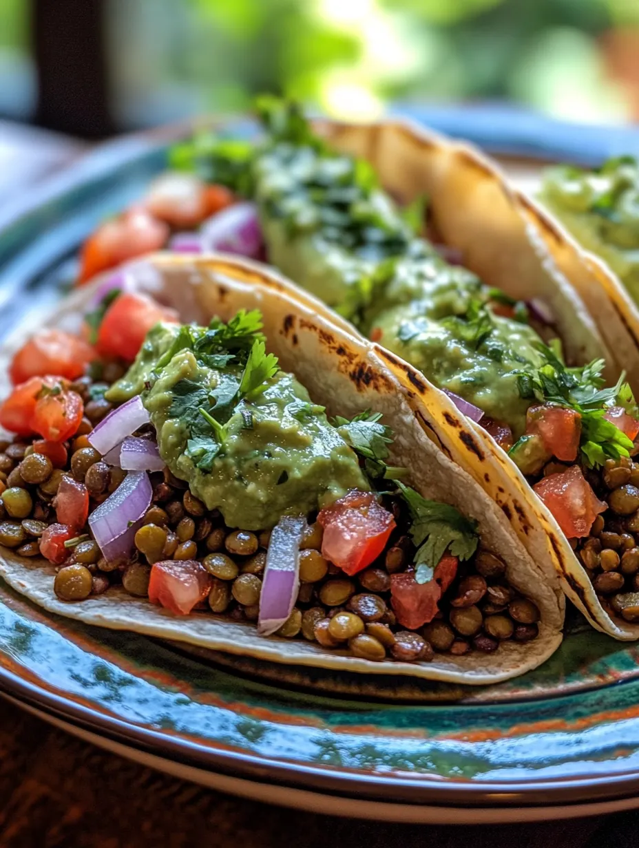 lentil tacos