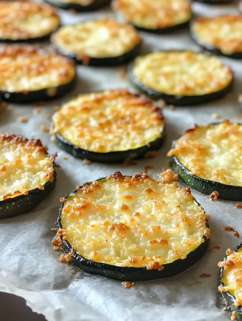 Baked zucchini parmesan on white plate with marinara dipping sauce