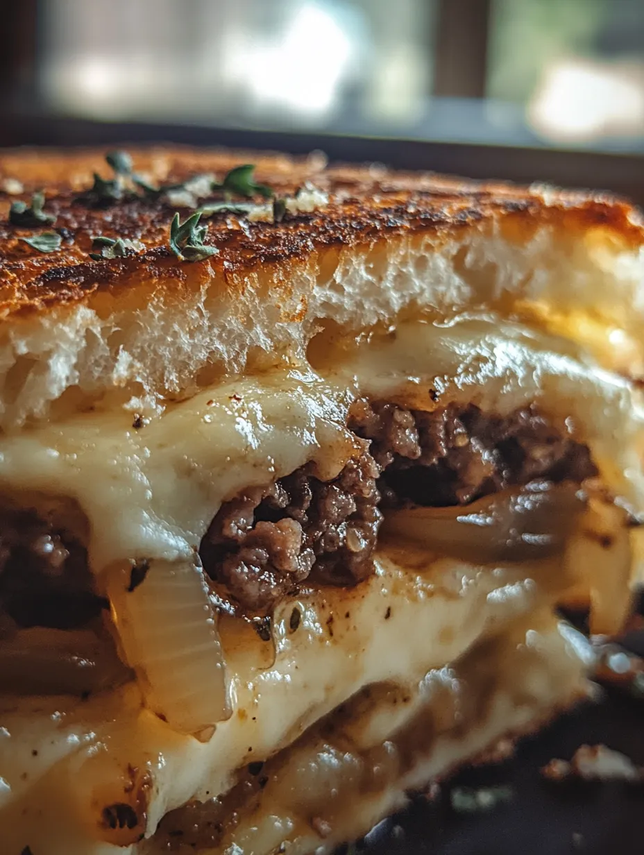 Parmesan Crusted Patty Melt