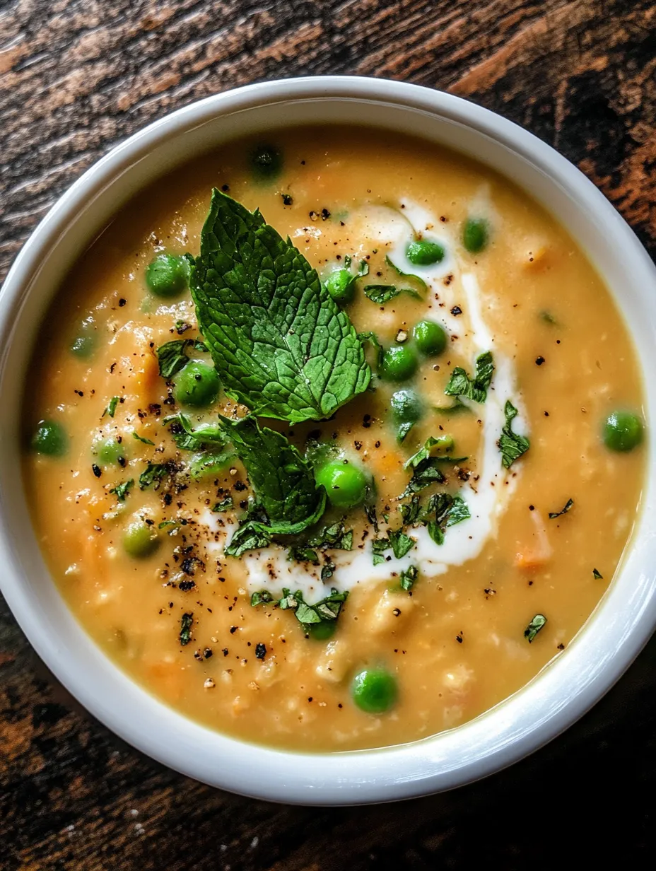 pea and asparagus soup