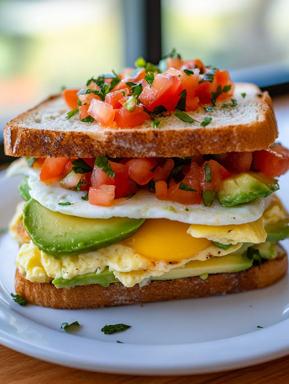 Avocado Breakfast Sandwich