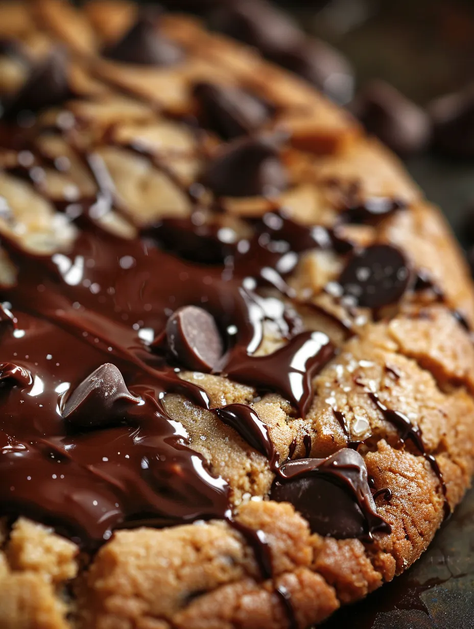 Giant Keto Chocolate Chip Cookies