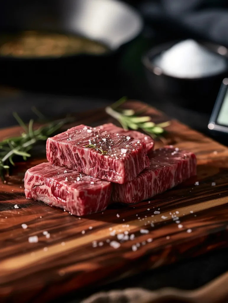 Wagyu beef cooking ingredients