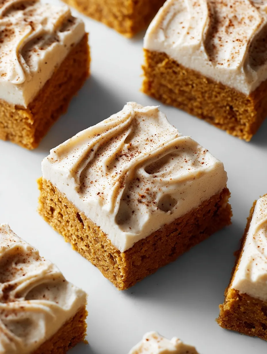 Pumpkin Bars Brown Sugar Frosting