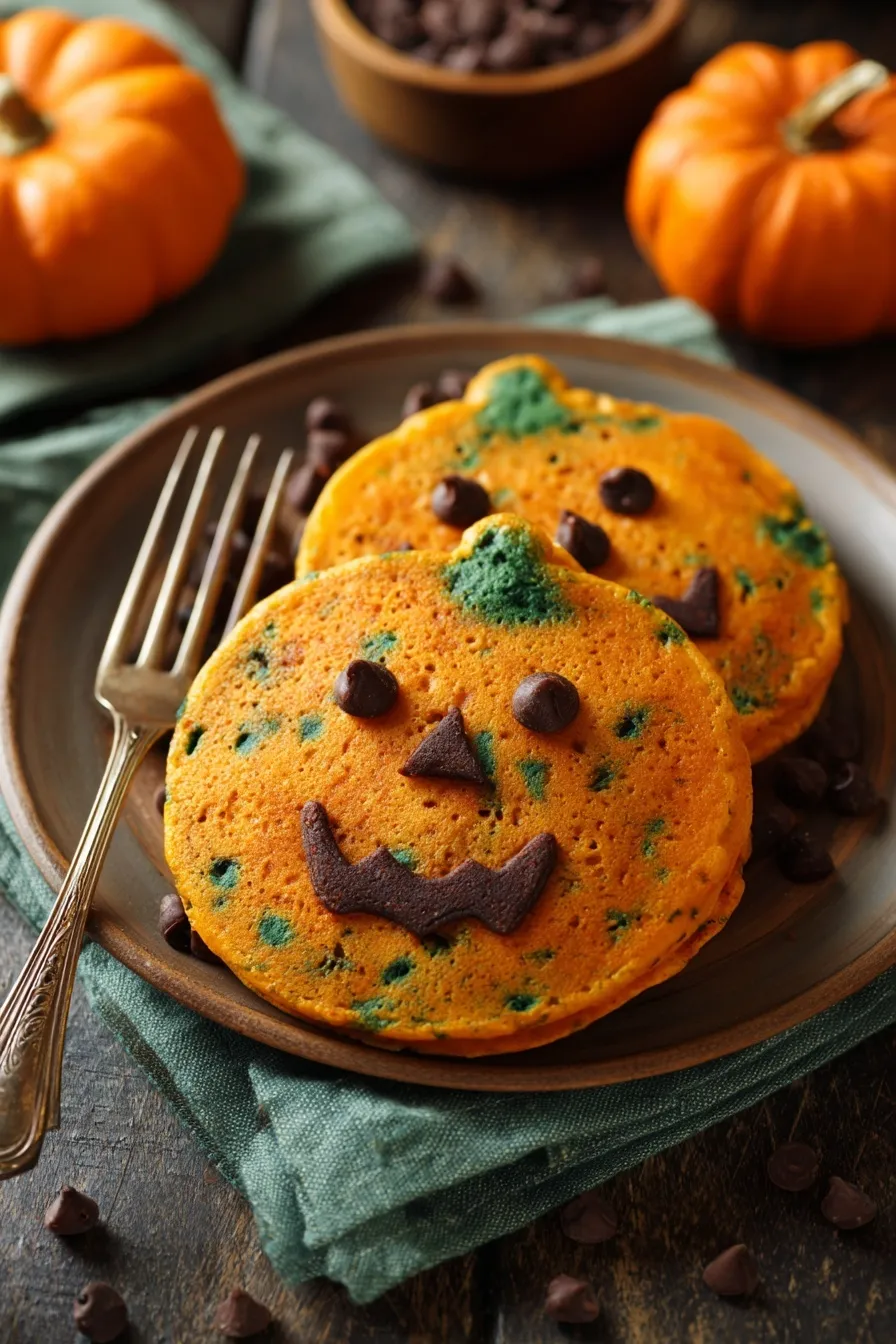 Easy Jack-O-Lantern Pancakes Recipe