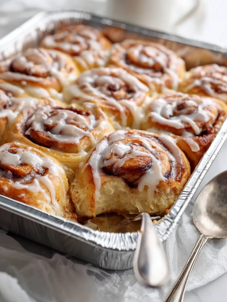 Easy Pumpkin Cinnamon Roll Bake