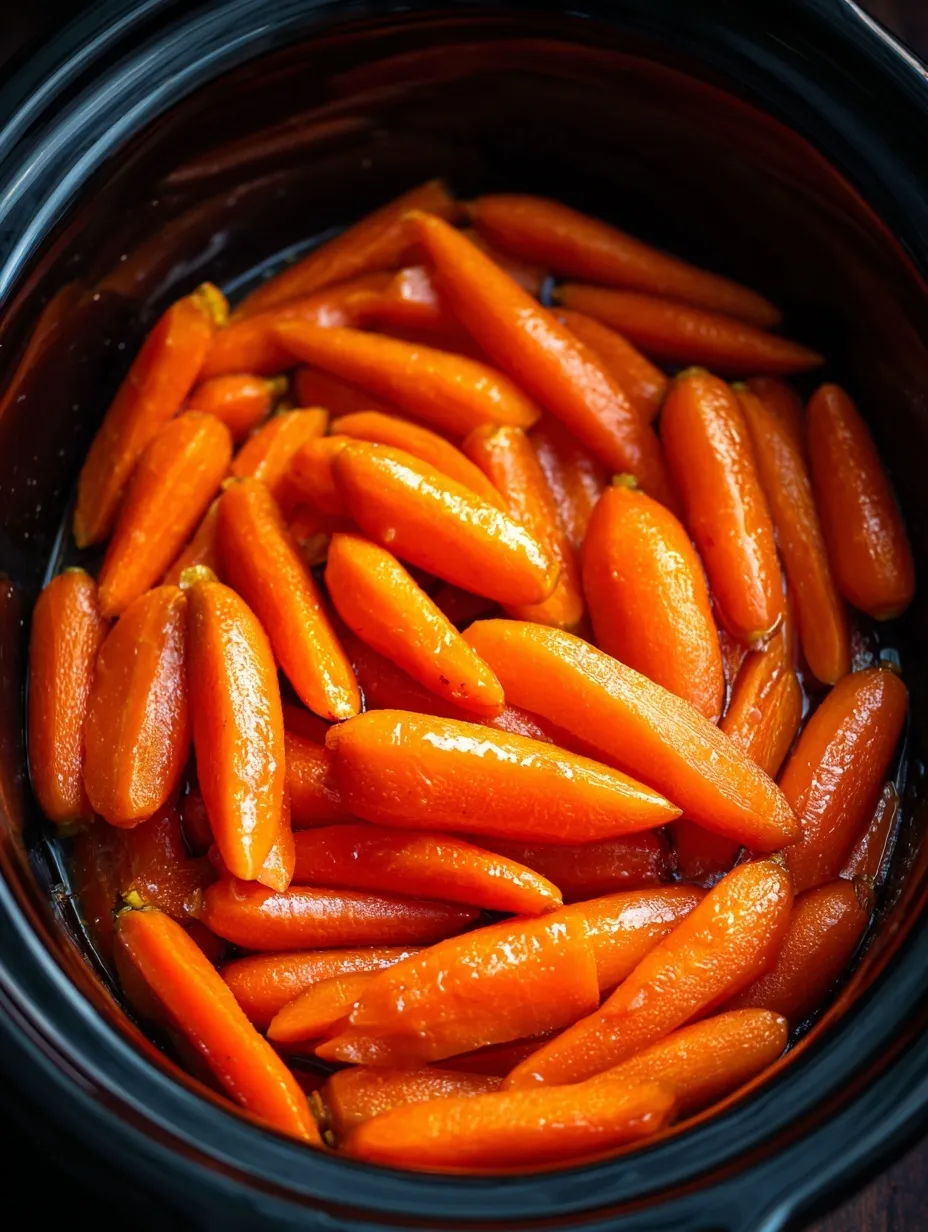 Slow Cooker Maple Glazed Carrots