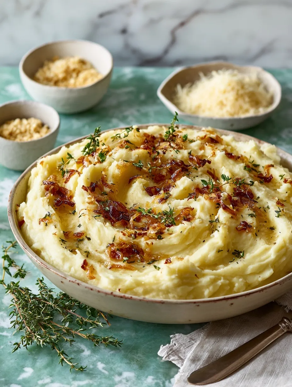 Best Caramelized Onion Mashed Potatoes