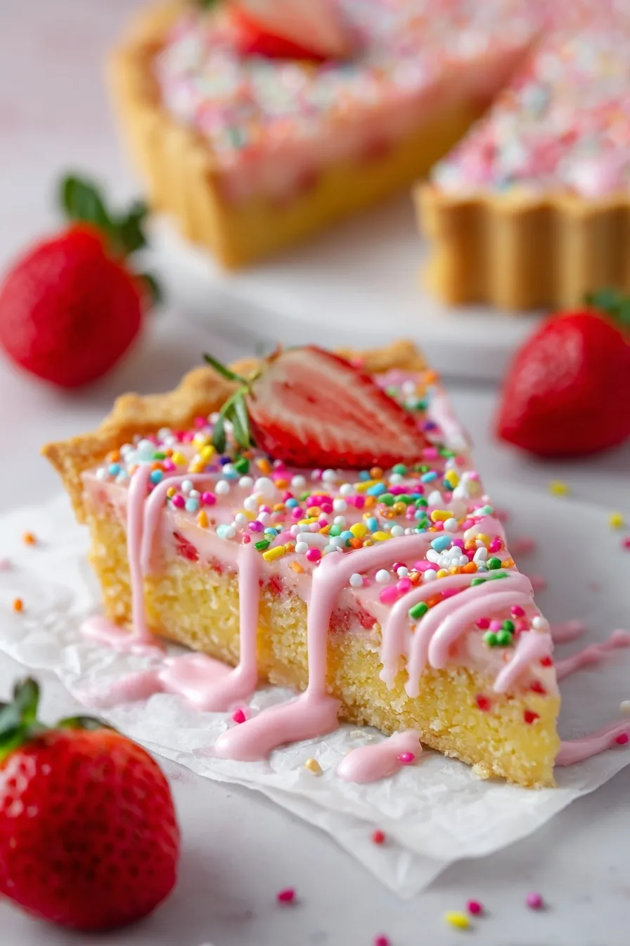 Giant Strawberry Pop Tart