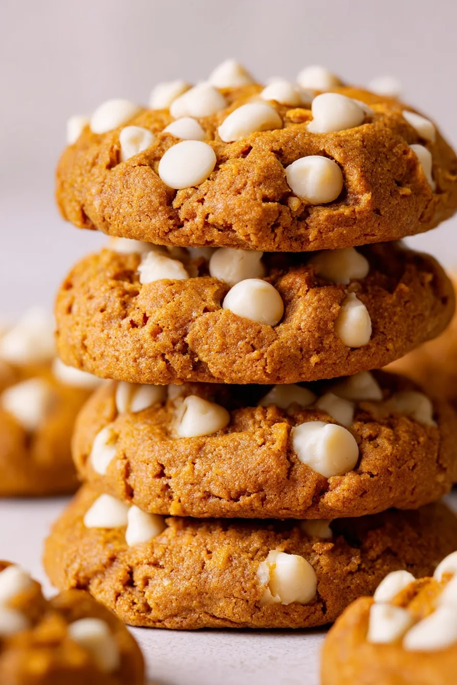 White Chocolate Pumpkin Snickerdoodles