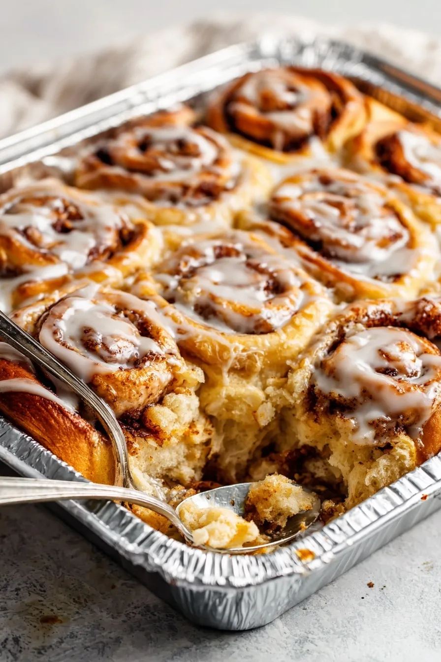 Pumpkin Cinnamon Roll Bake