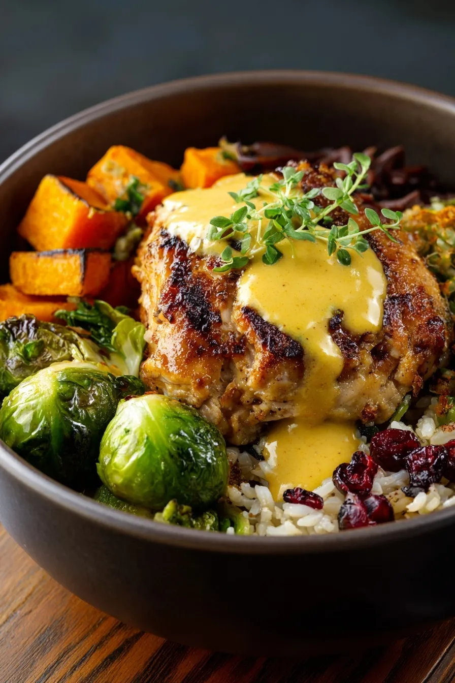 Maple Dijon Chicken Bowl