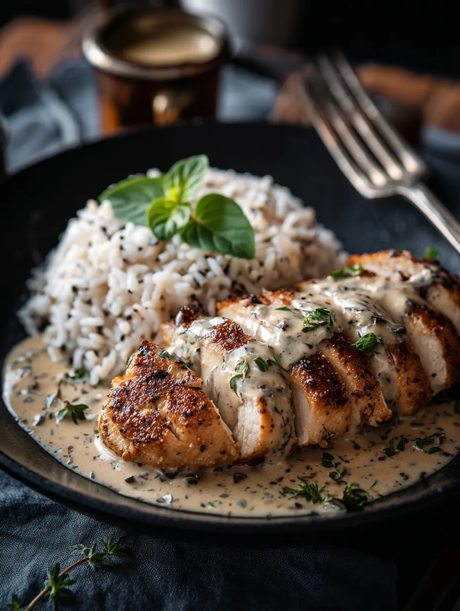 Smothered Chicken and Rice