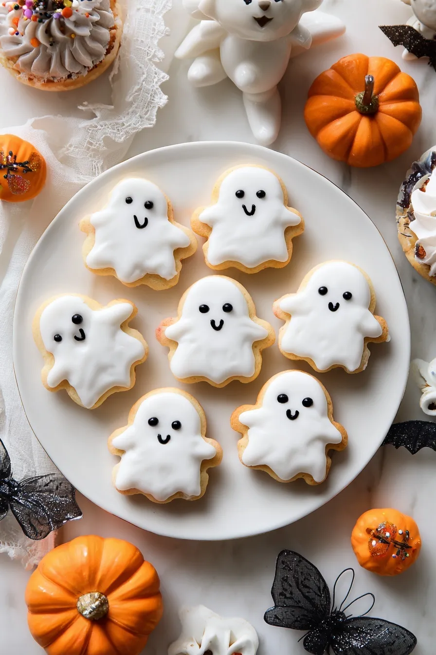 Nutter Butter Ghost Cookies