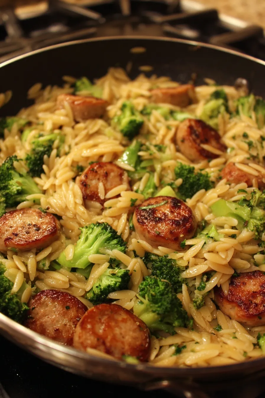 Chicken Sausage Orzo