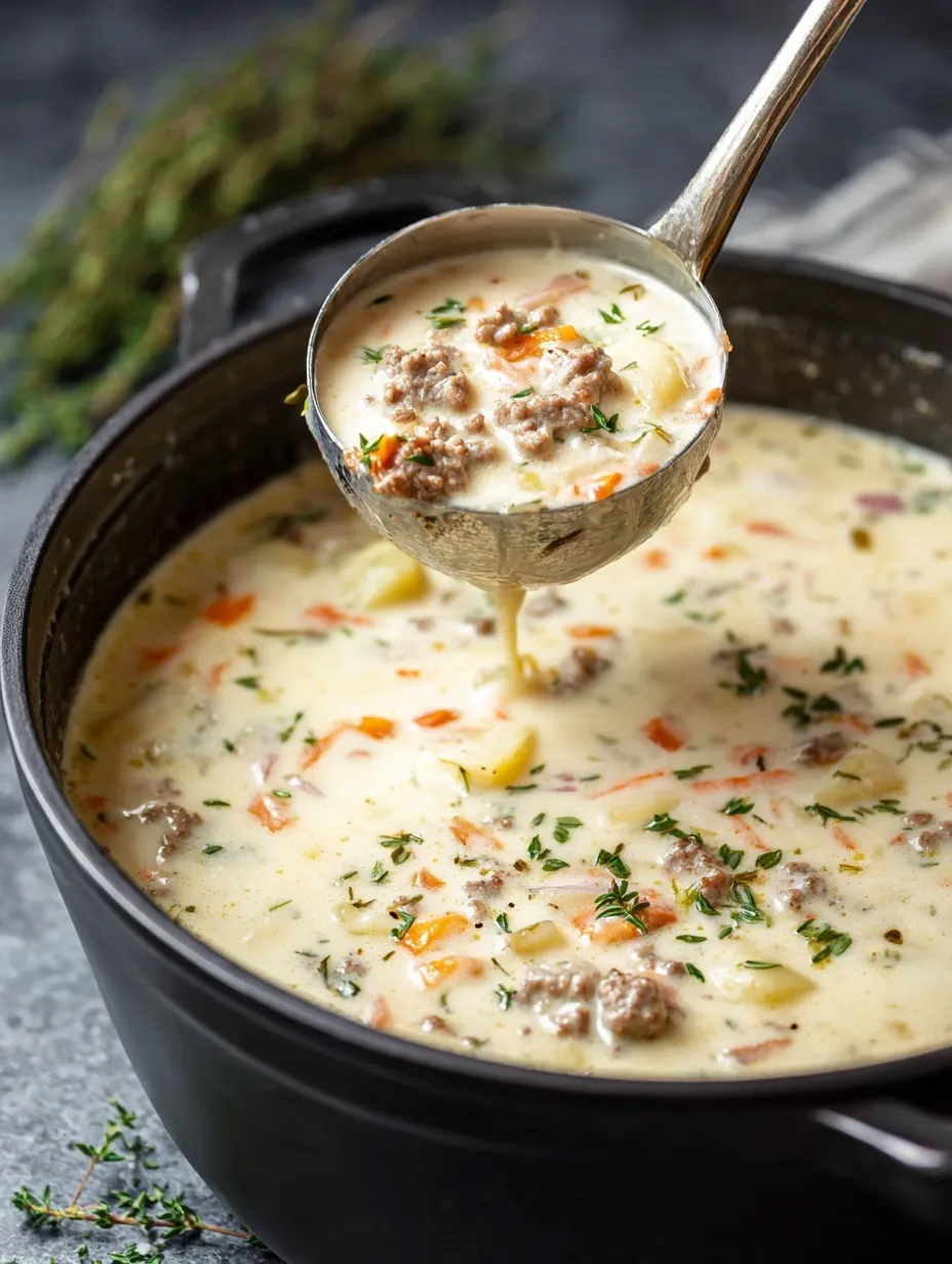 Sausage Potato Soup Heaven