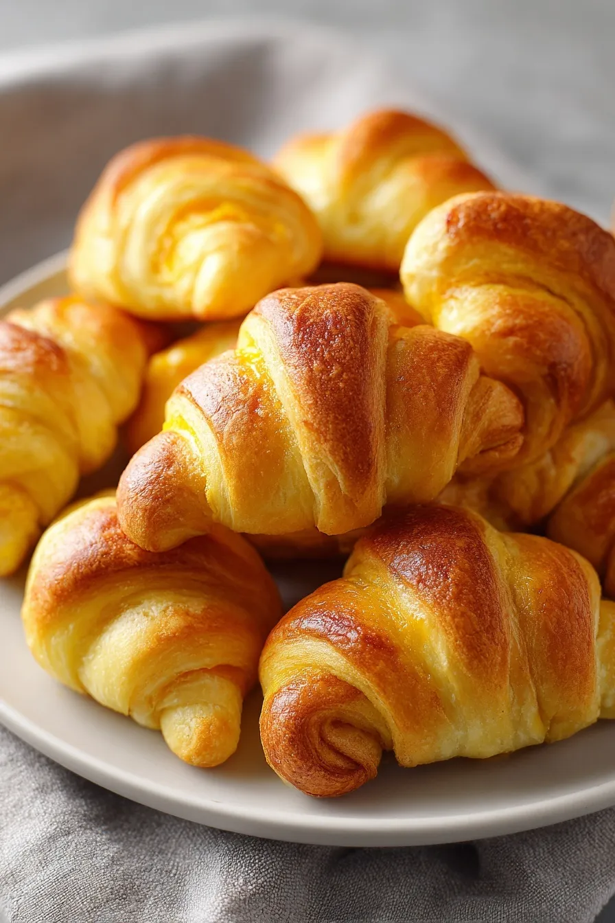 Mini Pumpkin Pie Crescents