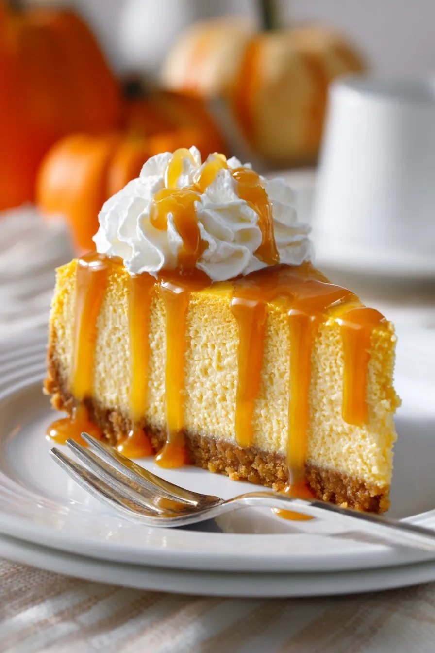 No Bake Pumpkin Cheesecake