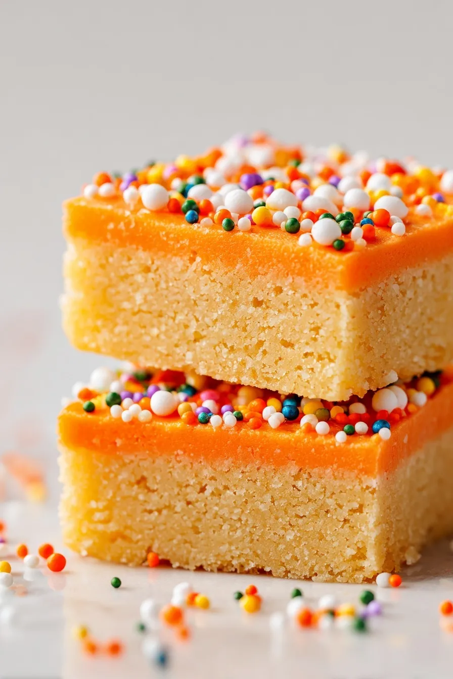 Halloween Sugar Cookie Bars