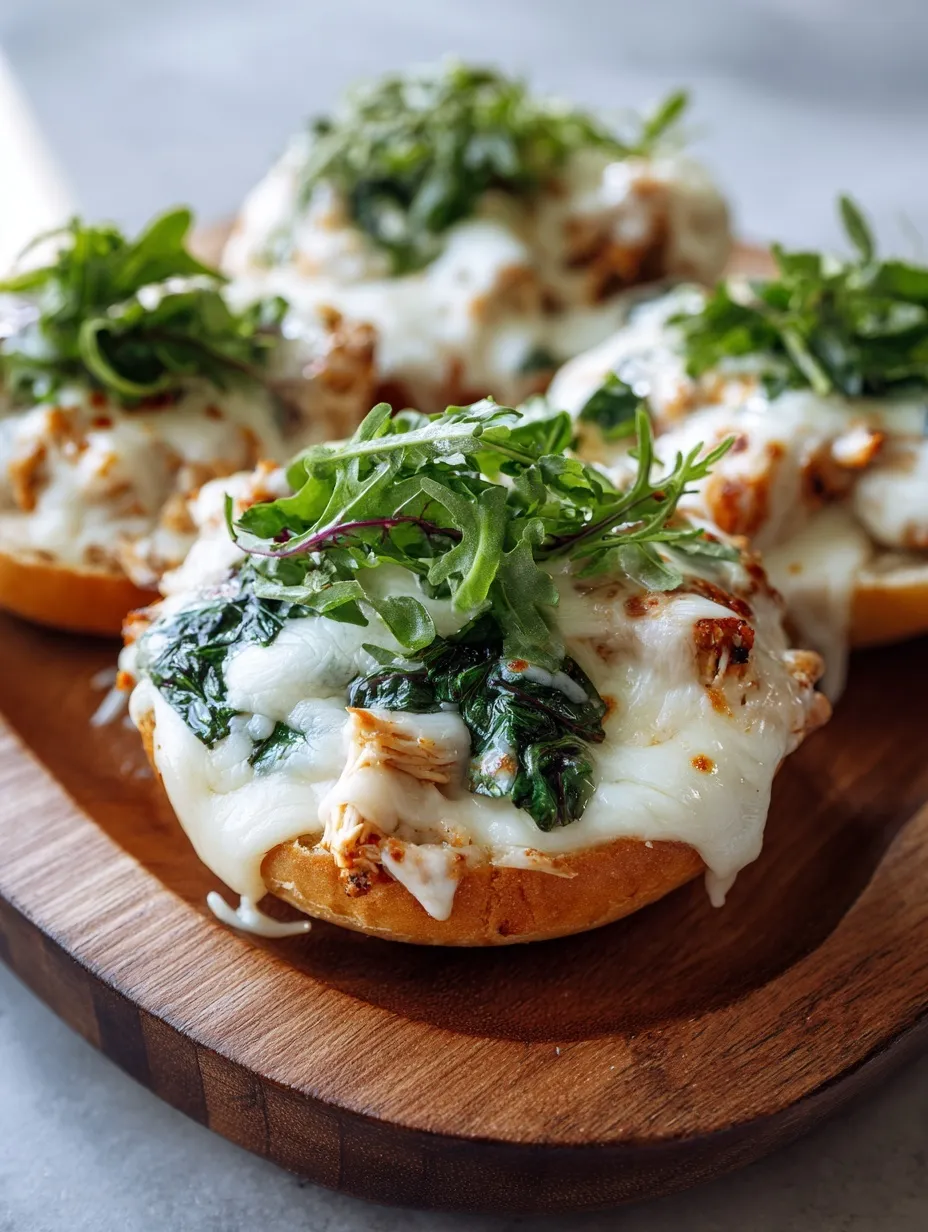 Chicken Alfredo Sloppy Joes