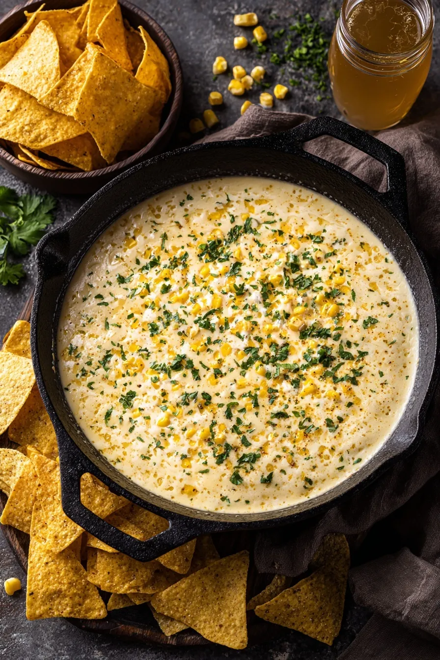 Cheesy Skillet Street Corn
