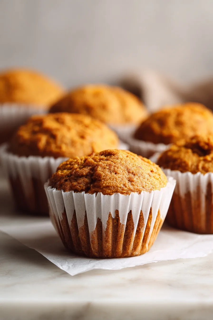 Healthy Greek Yogurt Pumpkin Muffins