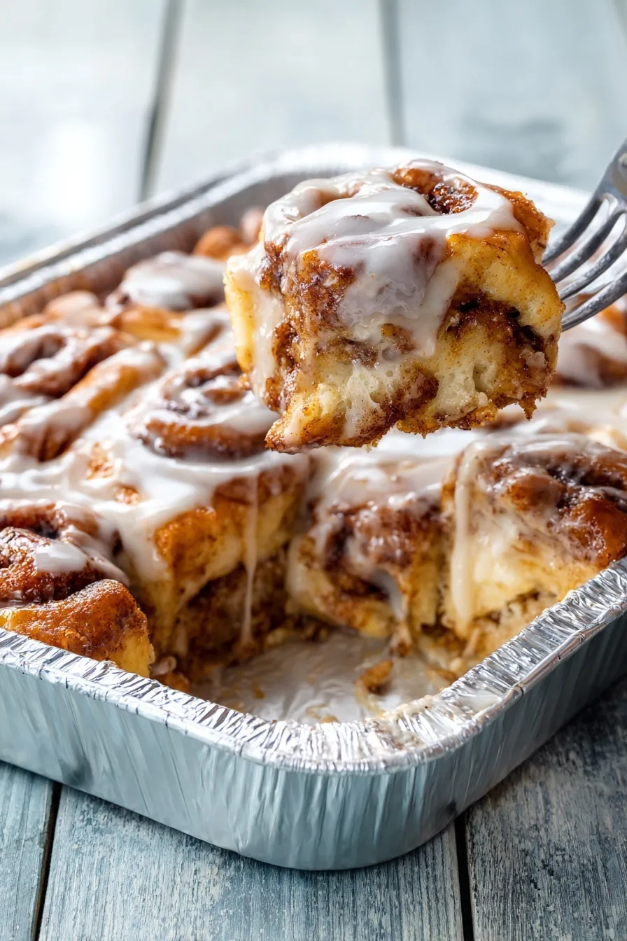 Pumpkin Cinnamon Roll Bake