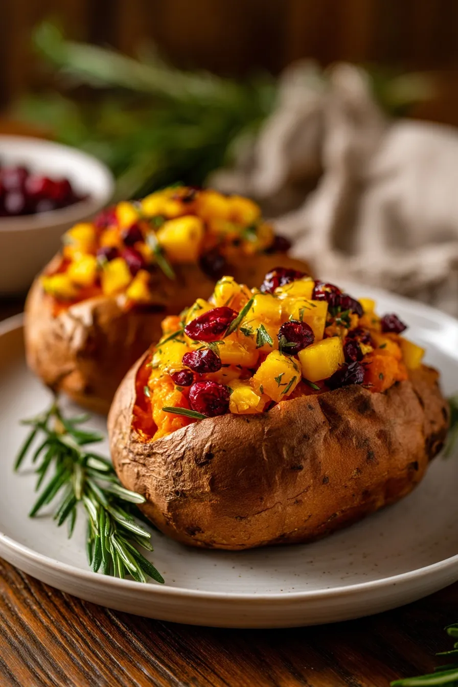 Cranberry Apple Sweet Potato Magic