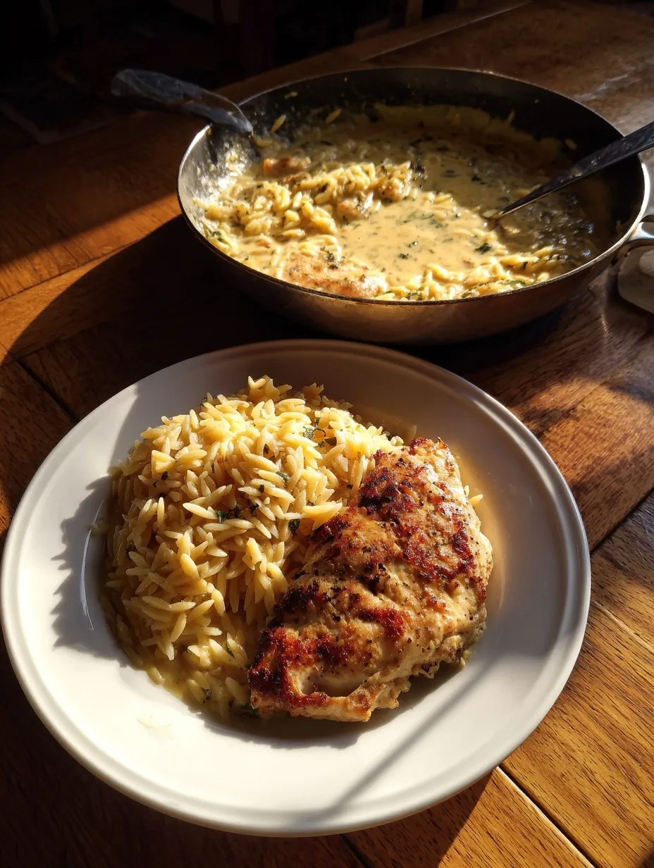 Chicken Pot Pie Orzo