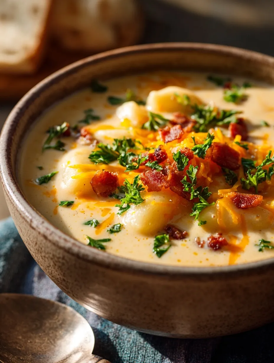 Bacon Cheddar Gnocchi Heaven