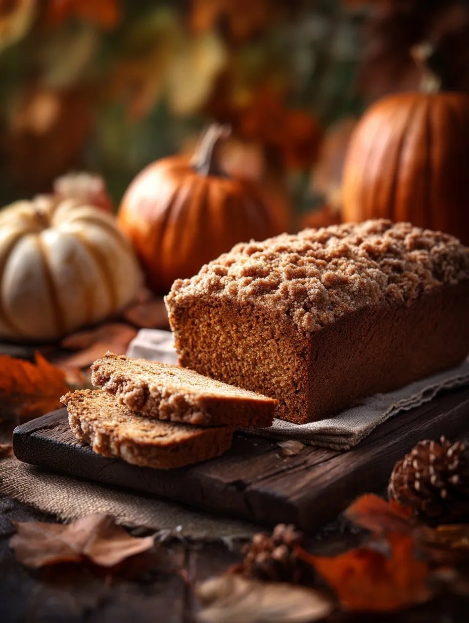 Pumpkin Streusel Bread