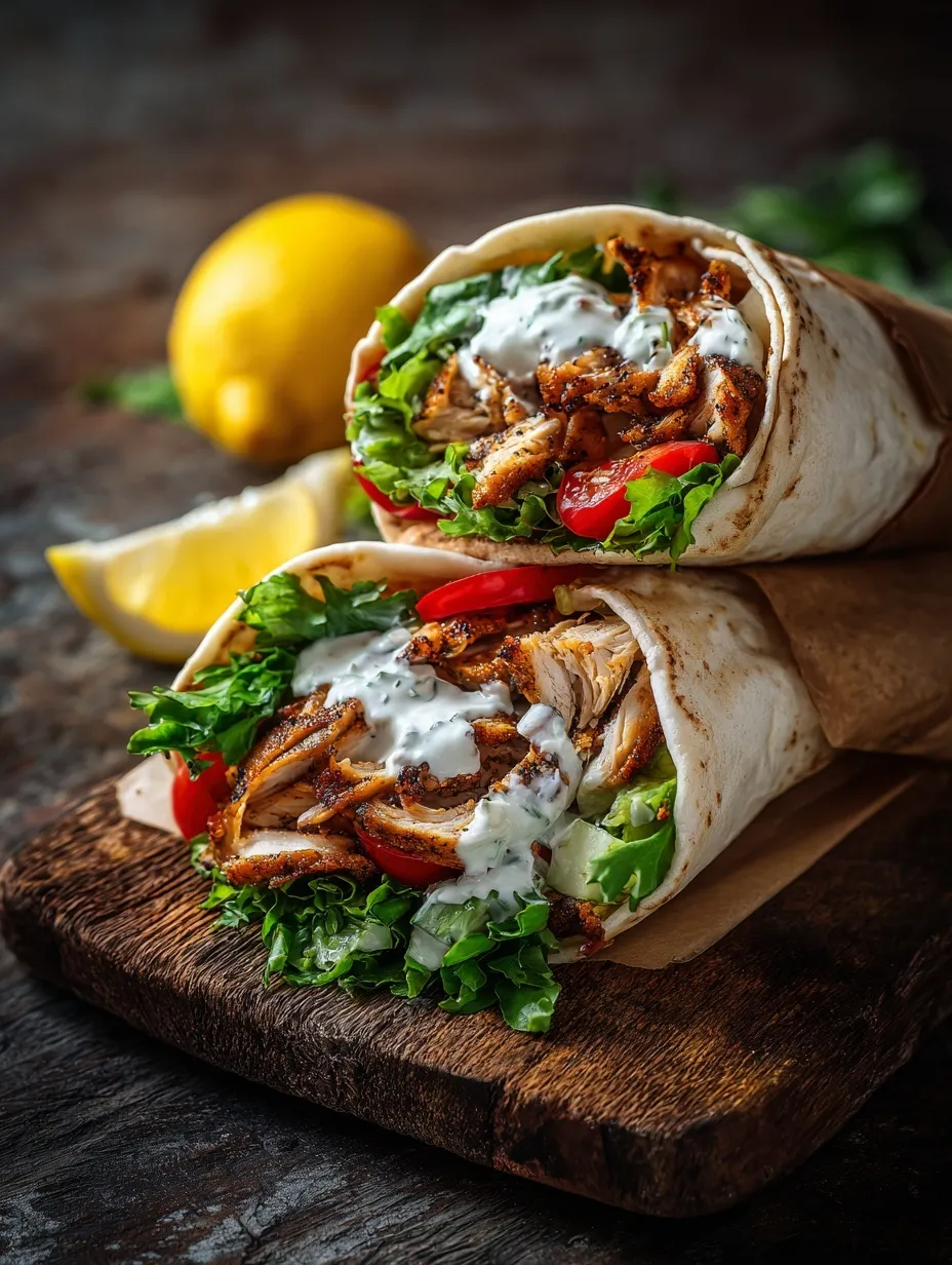Mediterranean Chicken Gyros