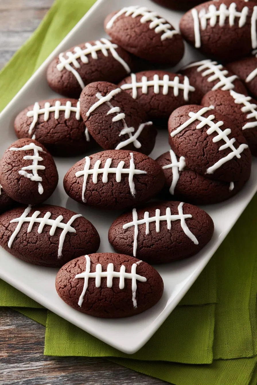Football Brownies Recipe